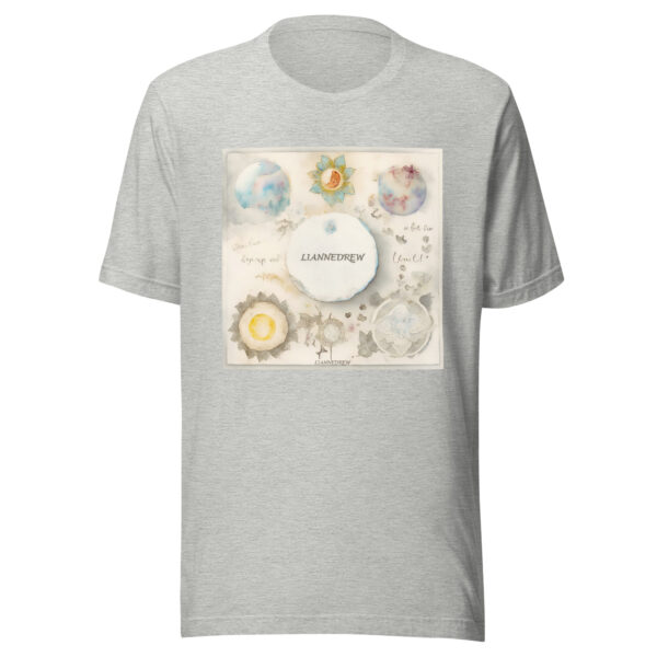 Sun-Moon Print Unisex T-shirt：圖片 9