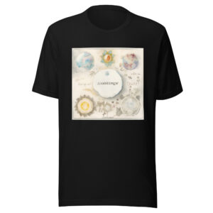 Sun-Moon Print Unisex T-shirt