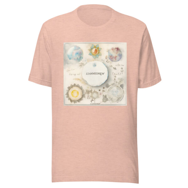 Sun-Moon Print Unisex T-shirt：圖片 7