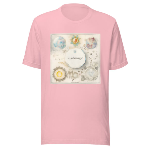 Sun-Moon Print Unisex T-shirt：圖片 8