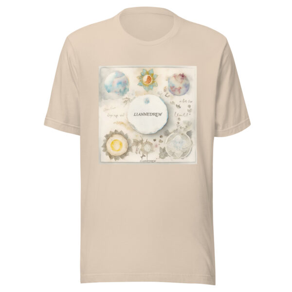 Sun-Moon Print Unisex T-shirt：圖片 10