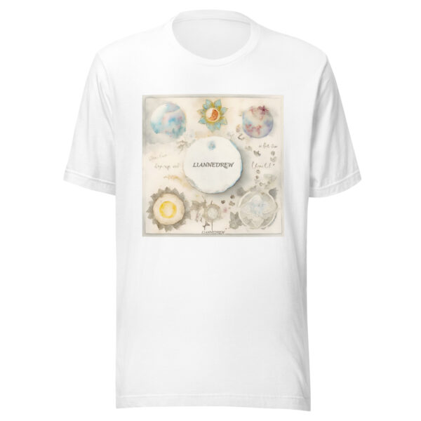 Sun-Moon Print Unisex T-shirt：圖片 12