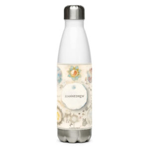 Sun-Moon steel water bottle