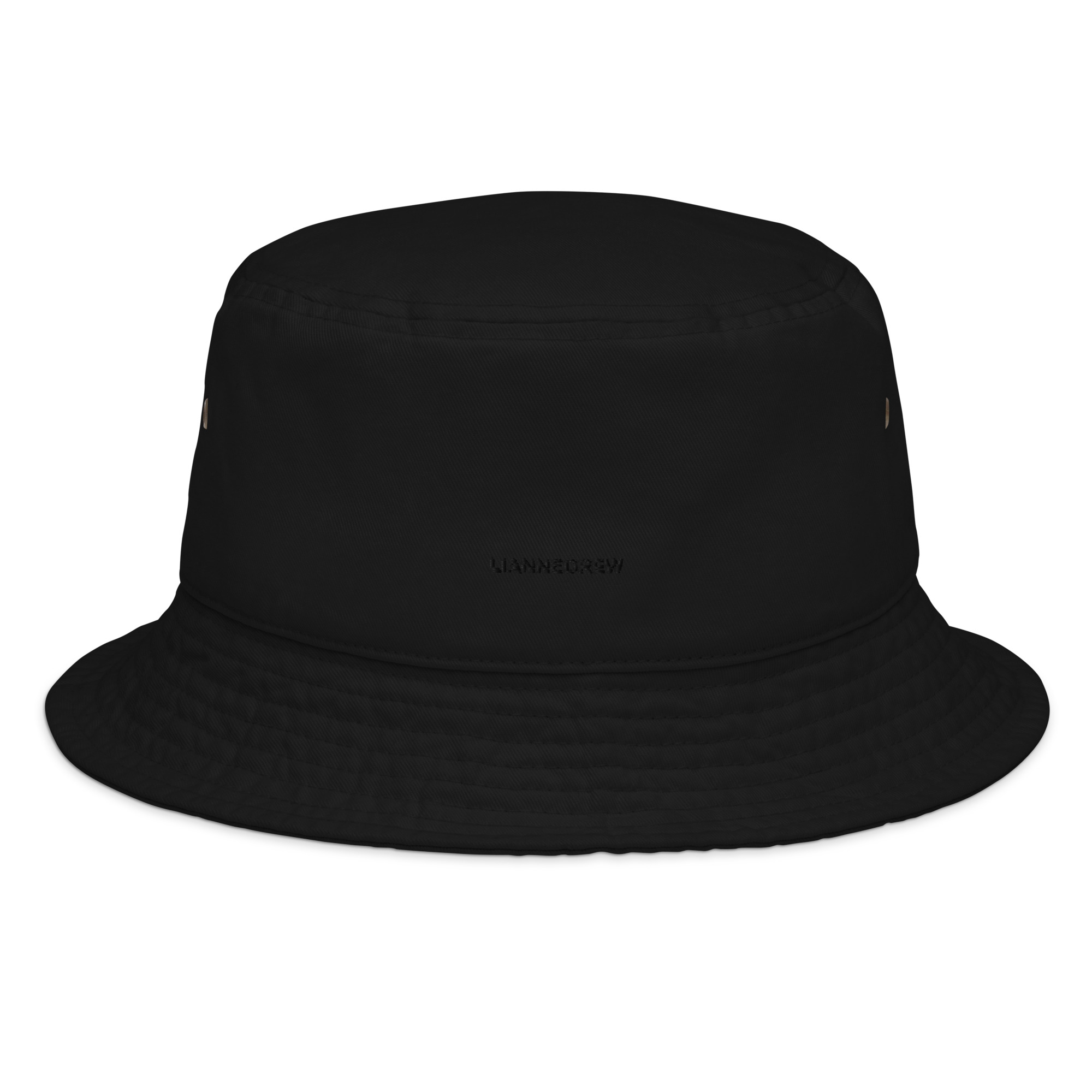 Branding all-black bucket hat – Liannedrew