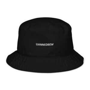 Branding white-words bucket hat