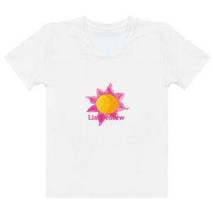 Pink flower T-shirt